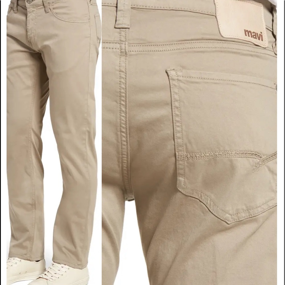 Mavi Zach Straight Leg Twill Pants 30 / 32